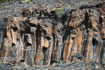 cliff, lagomera canaries spain