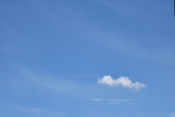 Blue sky background and white clouds soft focus. blue sky cloudsfor background.Natural background.