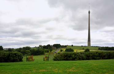Emley Moor TV Mast in West Yorkshire