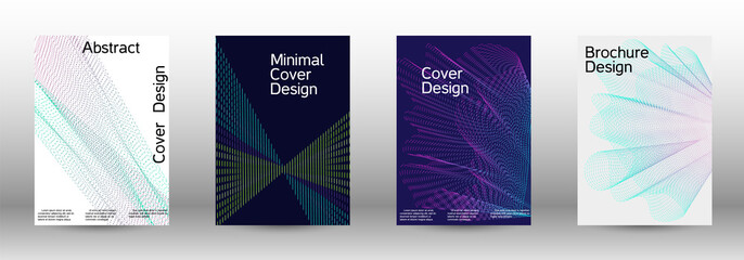 Cover design template set 
