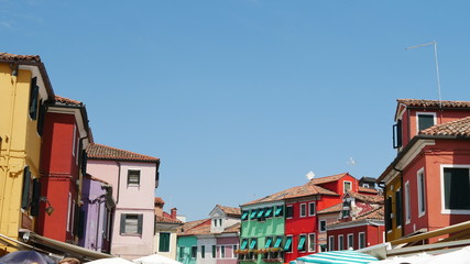 Fototapeta na wymiar Gebäude in Burano