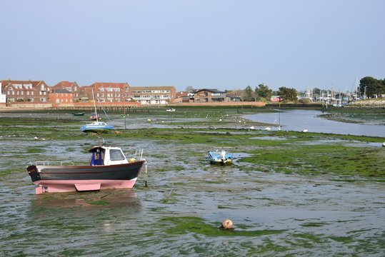 Emsworth Harbour in Hampshire, at Low Tide