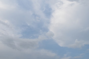 Naklejka na ściany i meble Blue sky background and white clouds soft focus. blue sky cloudsfor background.Natural background.