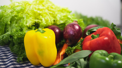 Verduras variadas frescas