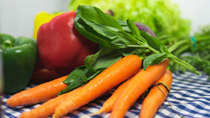 Verduras variadas frescas