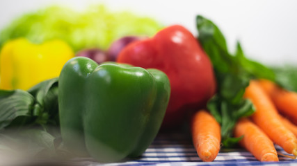 Verduras variadas frescas