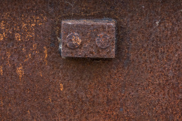 錆のパターン　Retro iron plate or automobile rust pattern