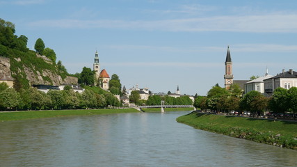 Obraz premium Brücke in Salzburg