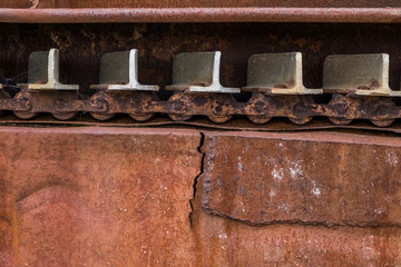 錆のパターン　Retro iron plate or automobile rust pattern