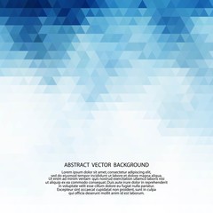 Obraz premium blue geometric background. abstract vector layout for advertising. eps 10