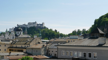 Fototapeta na wymiar Blick auf Salzburg