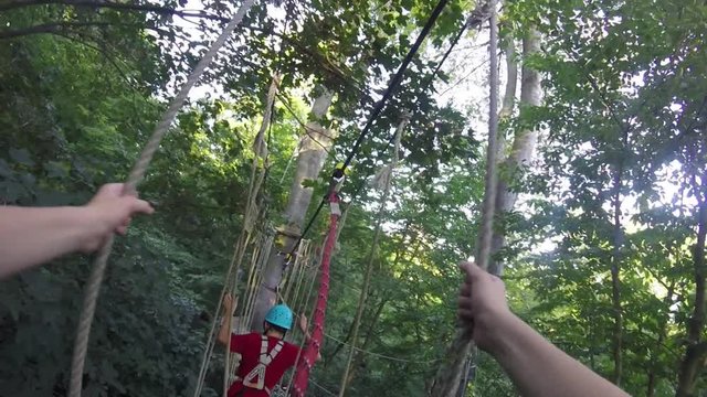 Kletterwald Neroberg. Wiesbaden.	