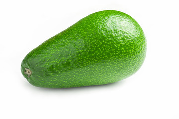Avocado isolate on white background in clipping path.