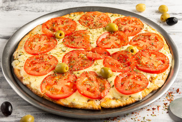 pizza de muzarella