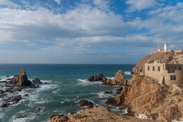 Arrecife de las sirenas en el parque natural cabo de Gata, Almer&iacute;a