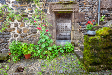 Old village in central Burgund, France