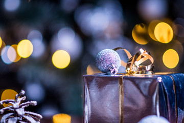 Christmas silver decorations