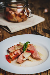 Czech pickled sausages