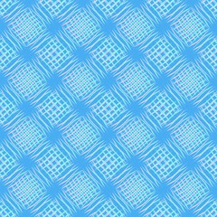 Weave seamless pattern with volume effect. Textured background in neon pastel colors. Drapery, stripes, cloth. Vector illustration.