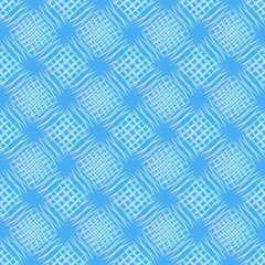 Weave seamless pattern with volume effect. Textured background in neon pastel colors. Drapery, stripes, cloth. Vector illustration.