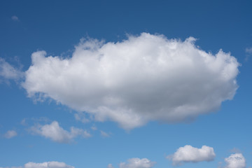 Obraz premium a clear sky and wonderful clouds