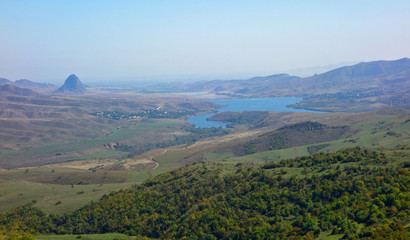 Fototapeta premium Border village Berkaber, Armenia-Azerbaijan
