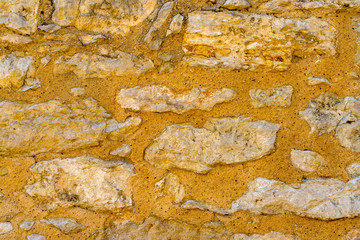 Alamo Stone Wall Background Abstract Battle Site San Antonio Texas