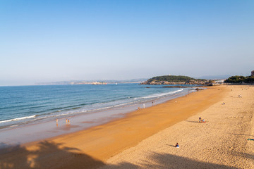 Fototapeta na wymiar Beach of Santander, Spain