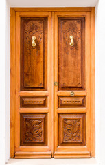 Beautiful wooden door