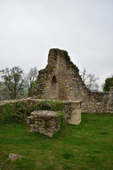 ruins of old abbey in Hungary