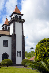 Igreja De Nossa Senhora da Alegria Church, Furnas, San Miguel Island, Portugal.