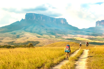 Kukenan Table Mount Called in Pemon Indians Language Kukenan Tepui, La Gran Sabana, Canaima National Park, Venezuela
