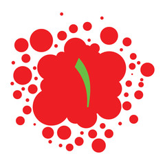 footprints in the form of a heart