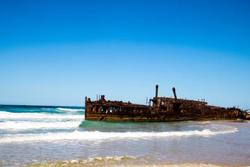 Shipwreck on Fraser Island