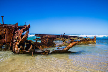Shipwreck on Fraser Island