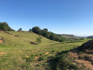 Naklejka premium landscape in the mountains