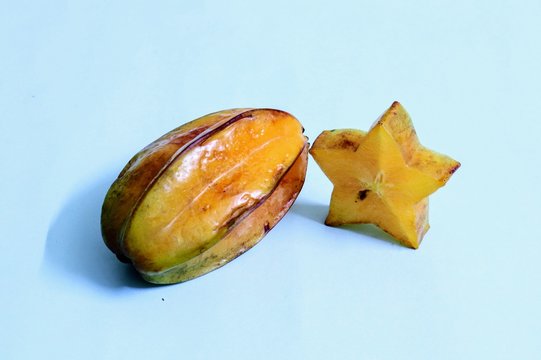 Star fruit or carambola a tropical fruit