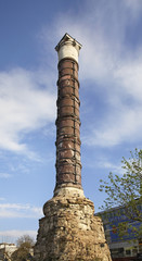 Column of Constantine on the Cemberlitas square in Istanbul. Turkey