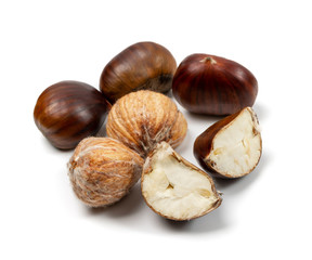 Edible Sweet Chestnuts, Healthy Autumn and Christmas Food