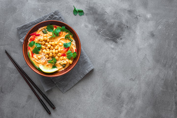 Vegetarian Laksa Soup
