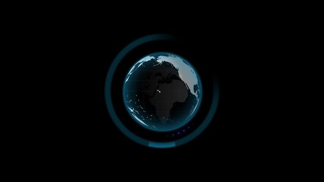 HUD elements world map