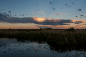 Wolkenformationen über dem Federsee