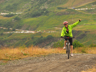 Obraz premium mountain bike