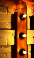 Vintage light bulbs in the store