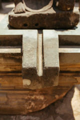 Altar of sacrifice ritual in Angkor Wat Temple in Cambodia in Asia