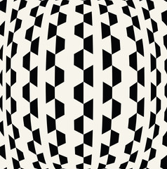 Abstract geometric stripes pattern print design.