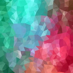 Pink, green vector polygonal pattern. A sample with polygonal shapes. Textured pattern can be used for background. eps 10