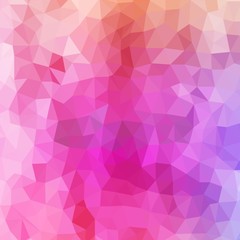 Obraz premium Light Pink, Yellow vector polygon abstract layout. A completely new color illustration in a polygonal style. A new texture for your web site. eps 10