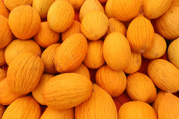 Fresh melons at the market