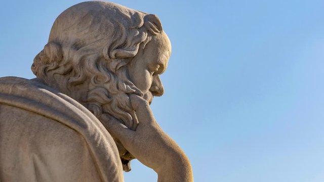 classic statue of Socrates